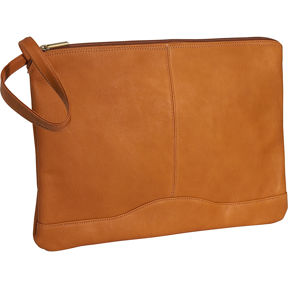 David King Co. Leather Envelope Tan David King Co. Business Accessories