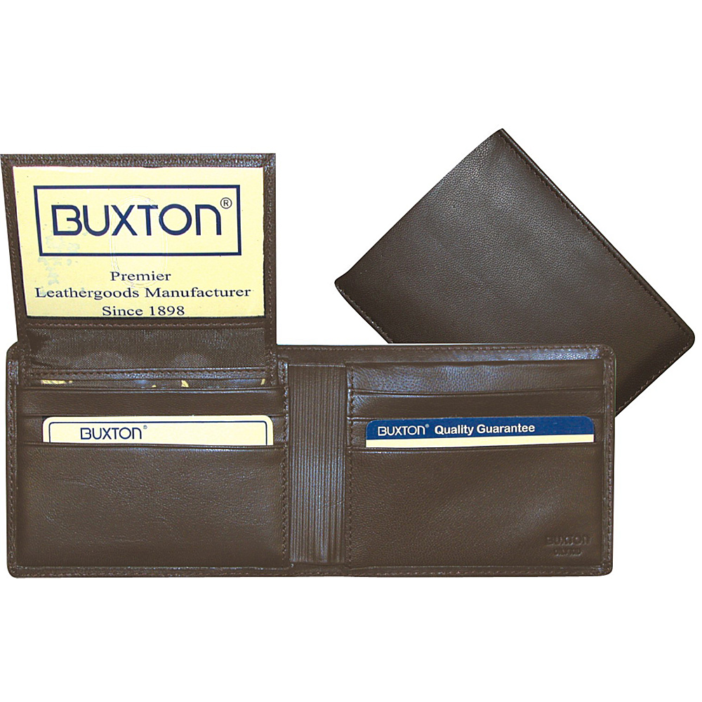 Buxton Mountaineer Credit Card Billfold Brown Buxton Men s Wallets