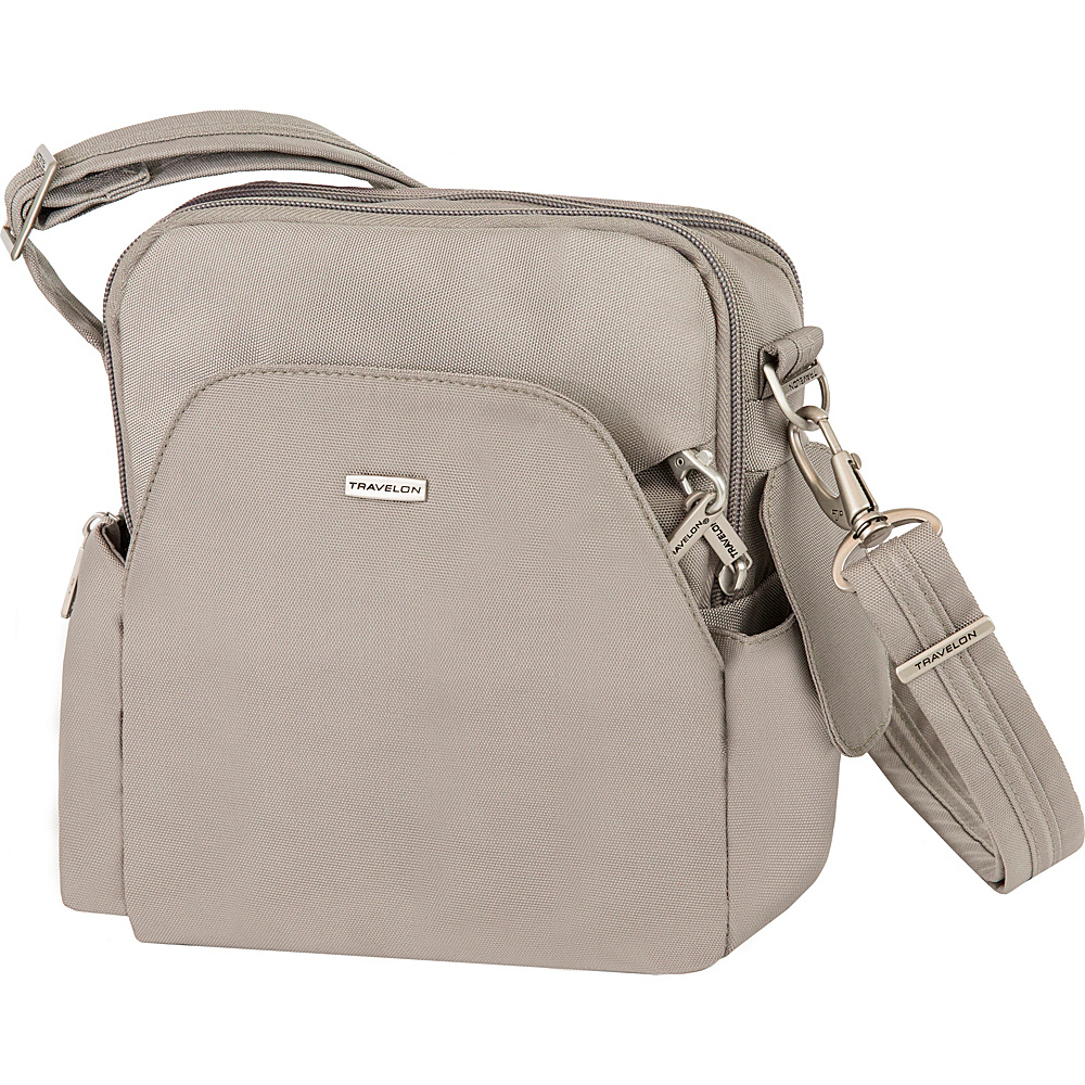 Travelon Anti Theft Classic Travel Bag Exclusive Colors Gray Travelon Fabric Handbags