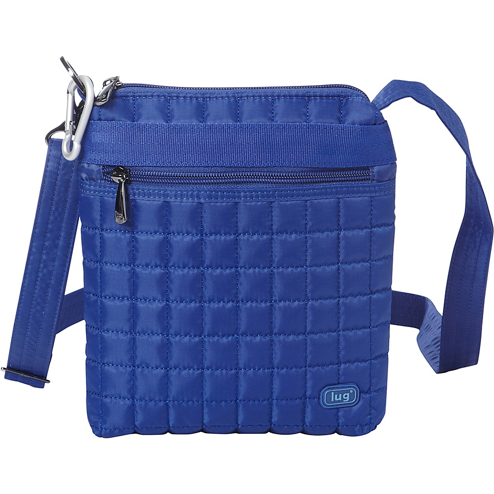 Lug Skipper Shoulder Pouch Cobalt Blue Lug Fabric Handbags