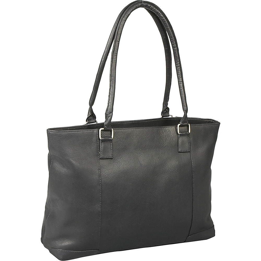Le Donne Leather Women s Laptop Tote Black Le Donne Leather Women s Business Bags