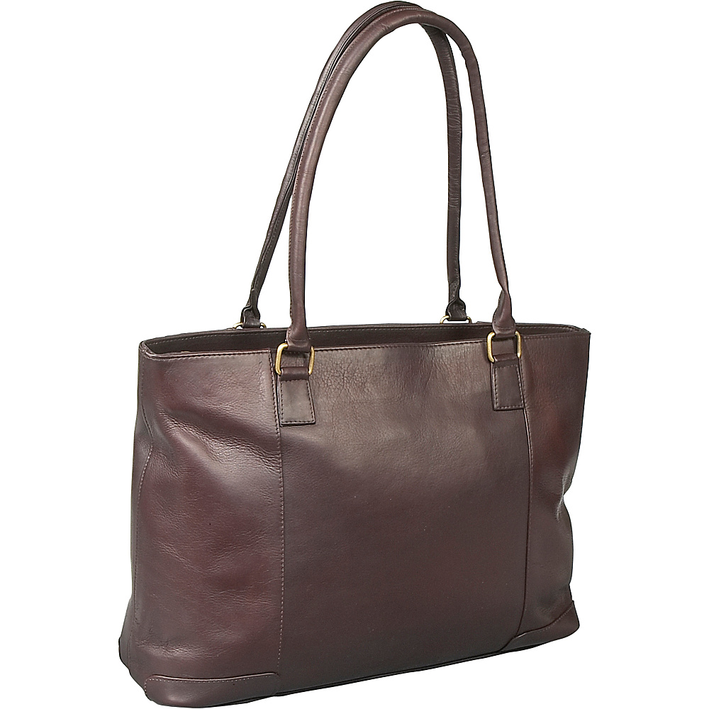 Le Donne Leather Women s Laptop Tote Caf