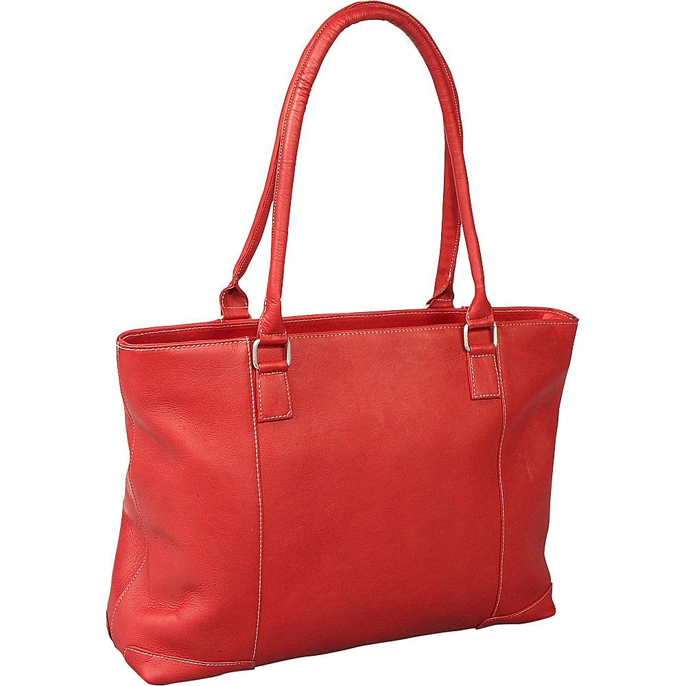 Le Donne Leather Women s Laptop Tote Red