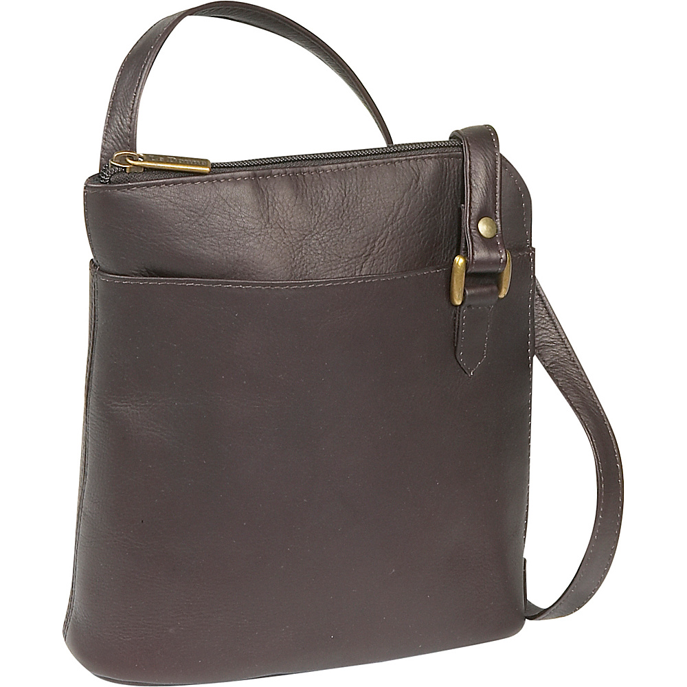 Le Donne Leather L Zip Shoulder Bag Caf
