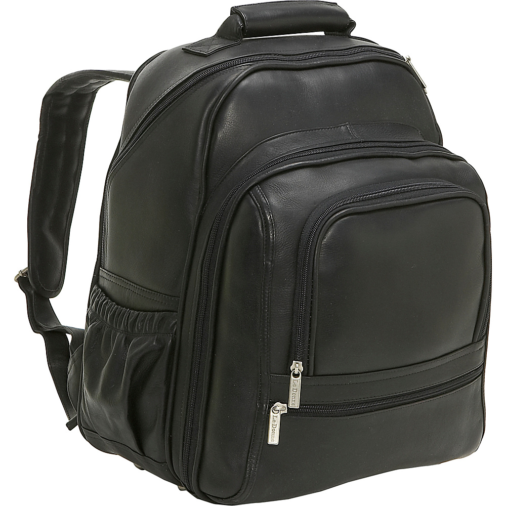 Le Donne Leather Computer Back Pack Black Le Donne Leather Business Laptop Backpacks