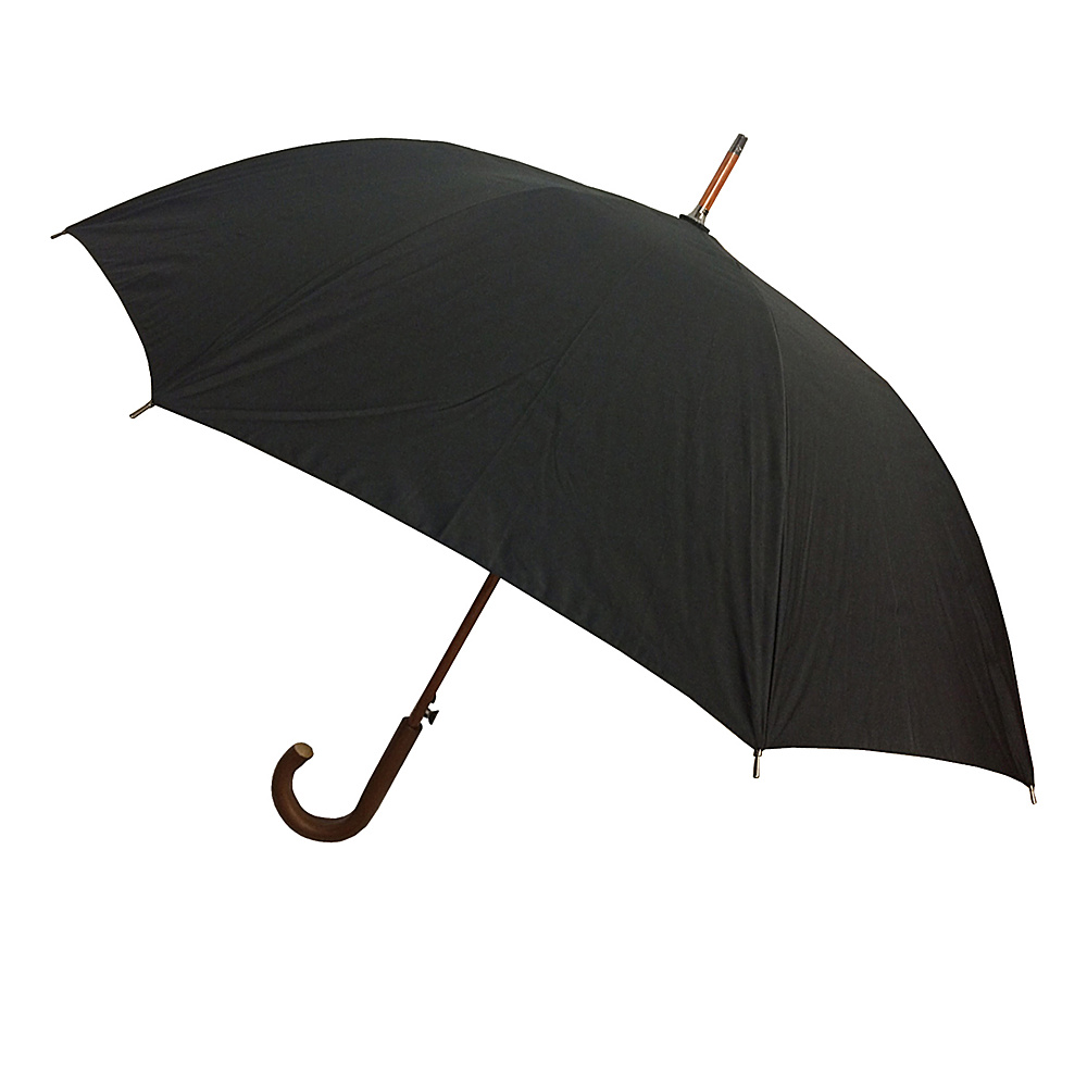 London Fog Umbrellas Auto Stick Umbrella Black