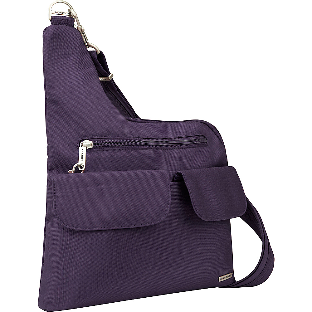 Travelon Anti Theft Cross Body Bag Purple