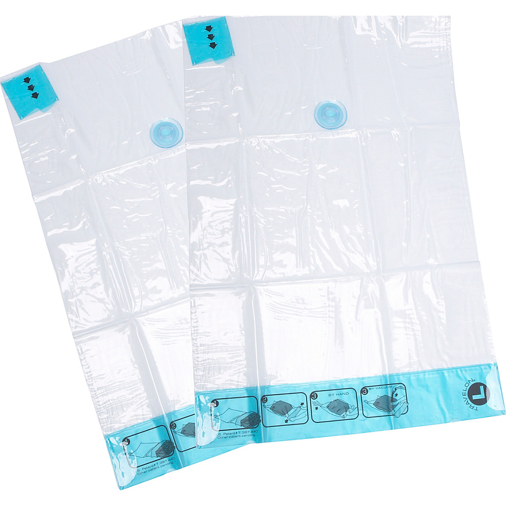 Travelon 2 Space Mates Compression Bags Large Clear