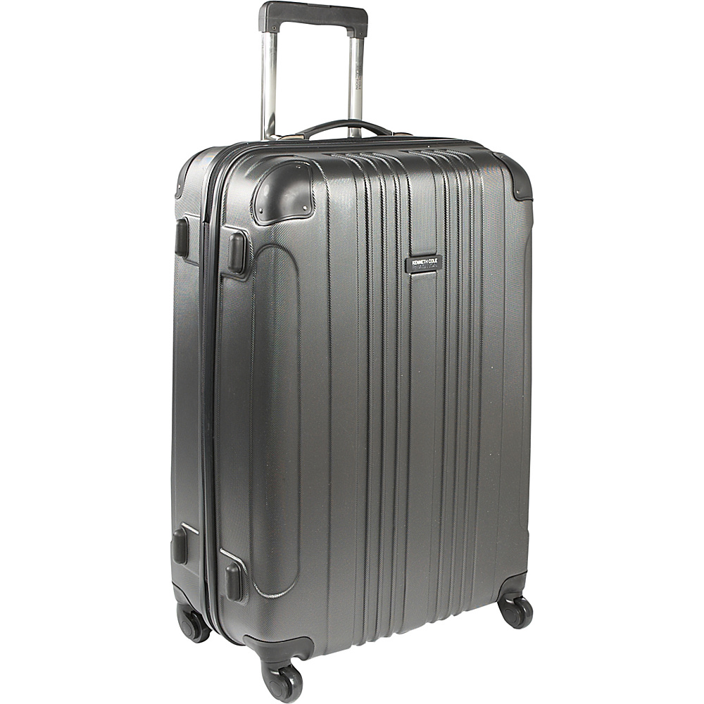 Kenneth Cole Reaction Out of Bounds 28 Molded Upright Spinner Charcoal Kenneth Cole Reaction Hardside Checked