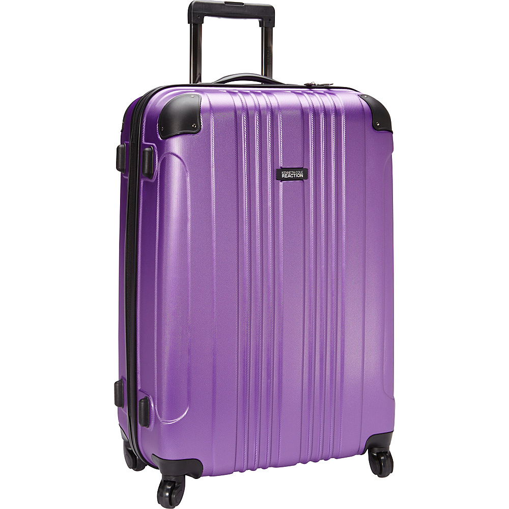 Kenneth Cole Reaction Out of Bounds 28 Molded Upright Spinner Purple Kenneth Cole Reaction Hardside Checked