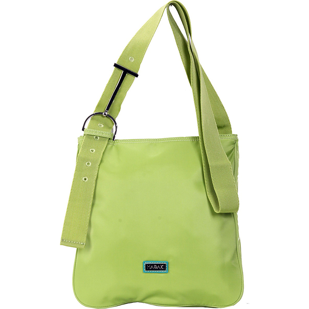 Hadaki Twill Nylon Scoop Sling Piquat Green Hadaki Fabric Handbags
