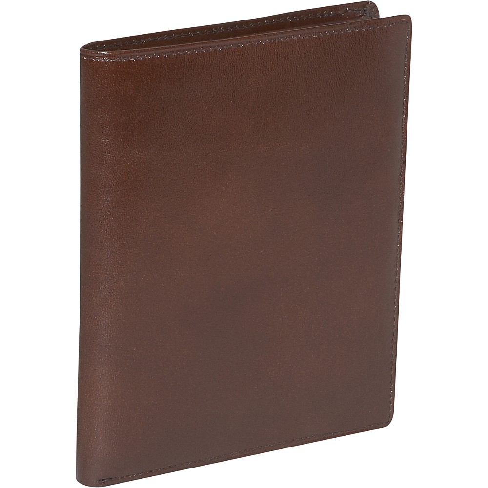 Budd Leather Credit Card Hipster Brown