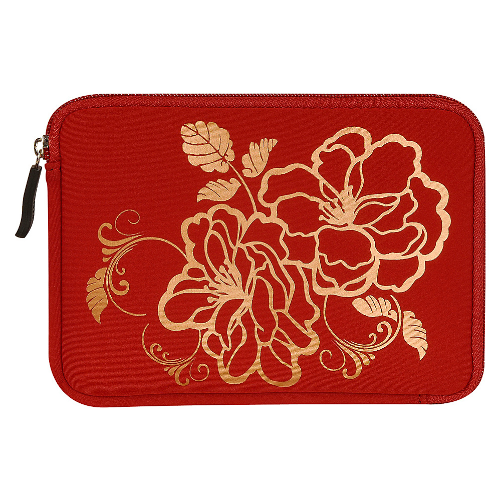 Laurex E book Reader Sleeve for Kindle Fire Red Camellia Laurex Electronic Cases