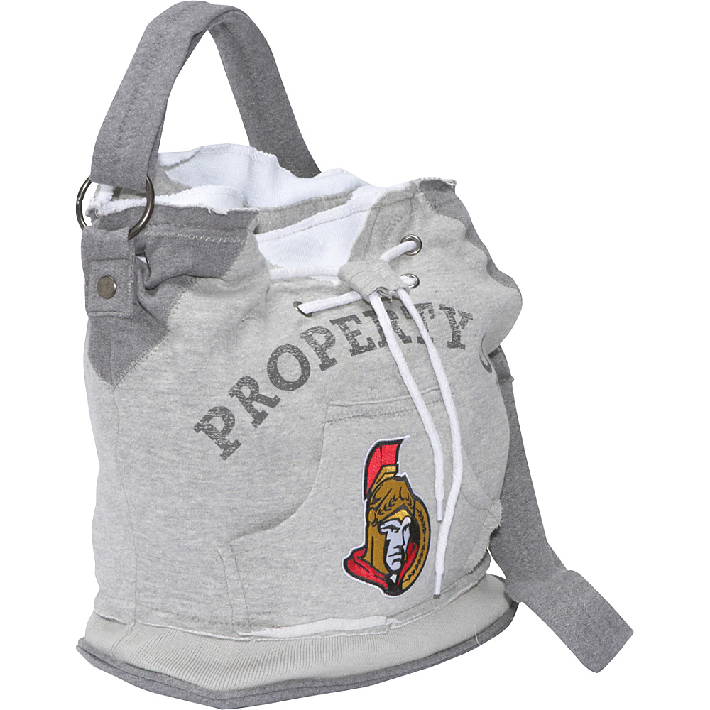 Littlearth NHL Hoodie Duffel Grey Ottawa Senators Ottawa Senators Littlearth Fabric Handbags