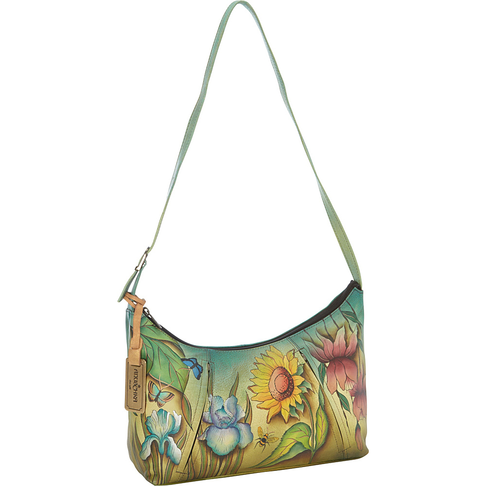 Anuschka Medium Hobo Floral Dreams - Anuschka Leather Handbags