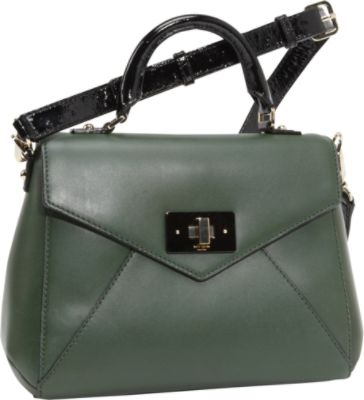 hunter green kate spade purse