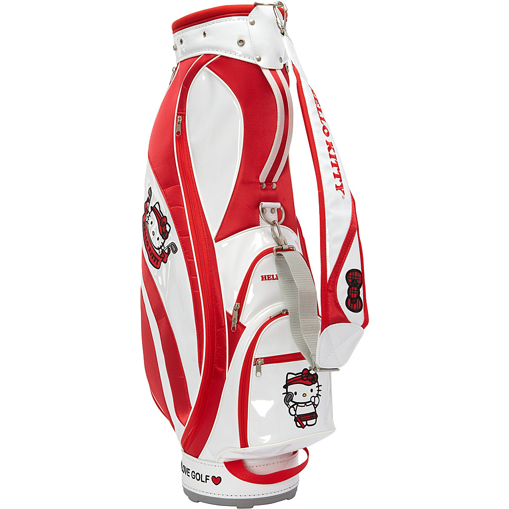 Hello Kitty Golf Hello Kitty Golf Mix Match Cart Bag White Red Hello Kitty Golf Golf Bags
