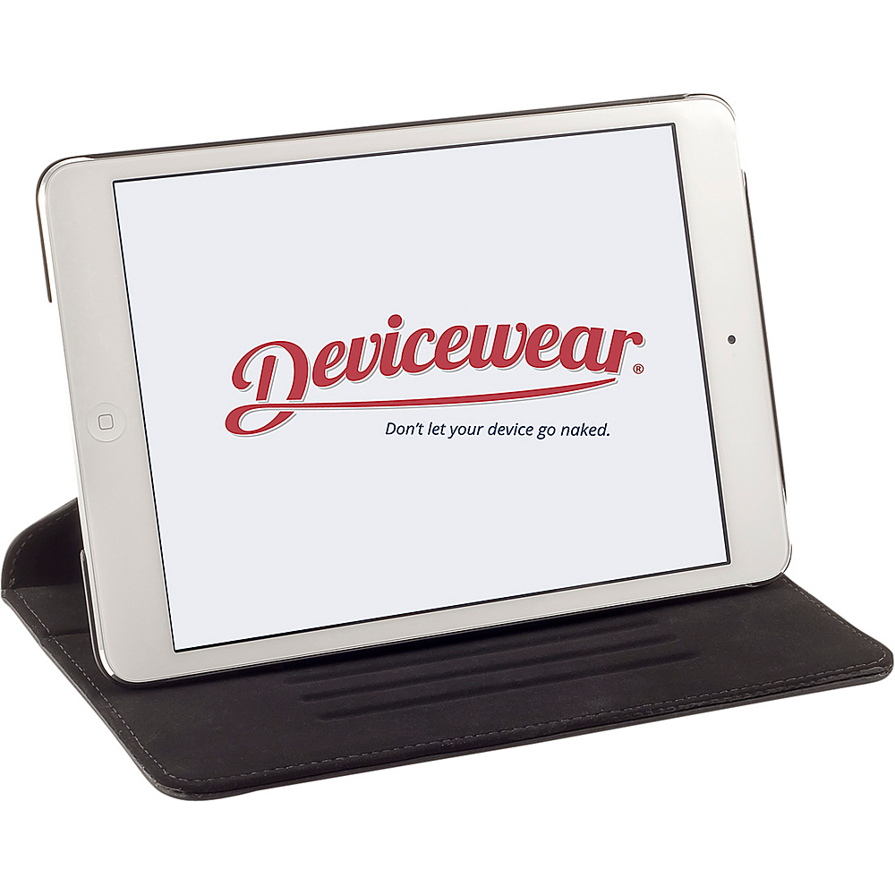Devicewear The Ridge Vegan Leather Case for the iPad mini Black Devicewear Electronic Cases