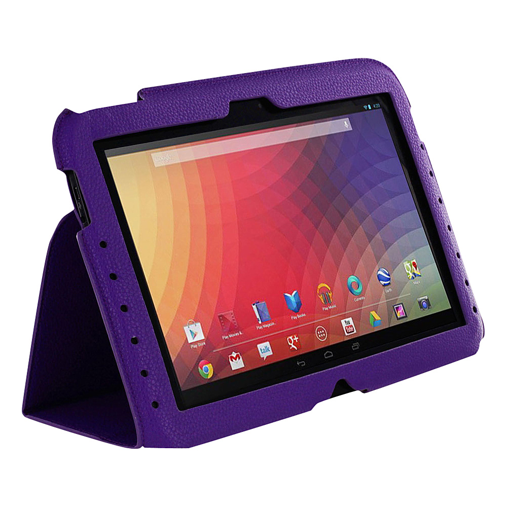 rooCASE Ultra Slim Case for Google Nexus 10 Purple rooCASE Electronic Cases