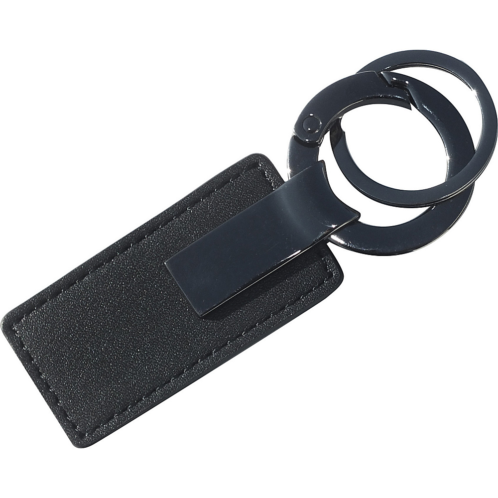 Royce Leather Nappa Prima Tuscan Key Fob Black Royce Leather Business Accessories