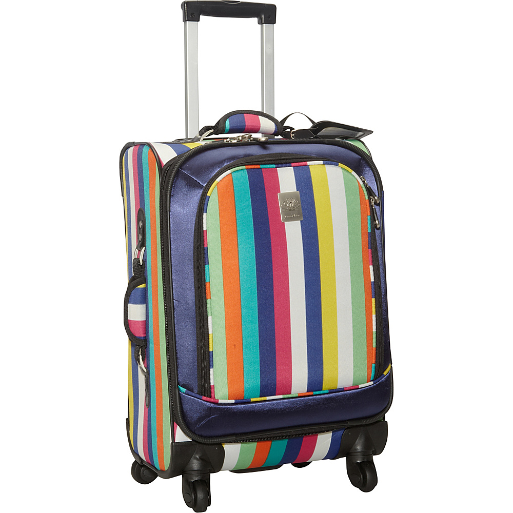 Jenni Chan Multi Stripes 360 Quattro 21 Luggage Multi Stripe Jenni Chan Softside Carry On
