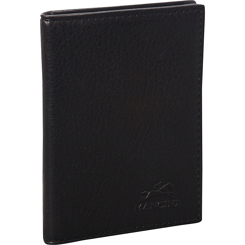 Mancini Leather Goods METRO Credit Card Passcase Black Mancini Leather Goods Men s Wallets