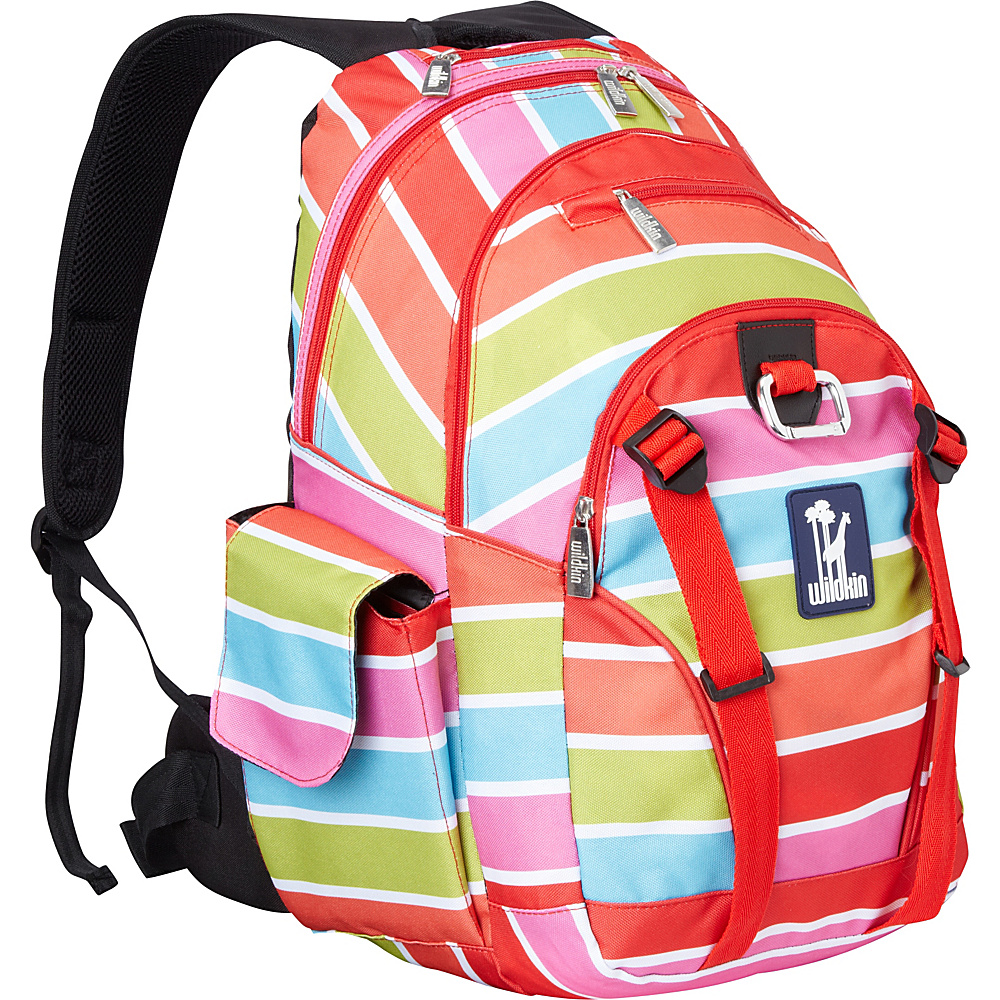 Wildkin Bright Stripes Serious Backpack Bright Stripes Wildkin Everyday Backpacks