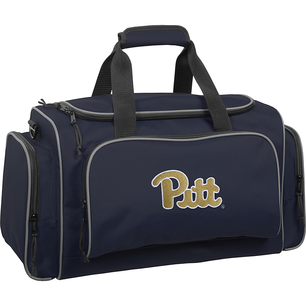 Wally Bags University of Pittsburgh Panthers 21 Collegiate Duffel Navy Wally Bags Rolling Duffels