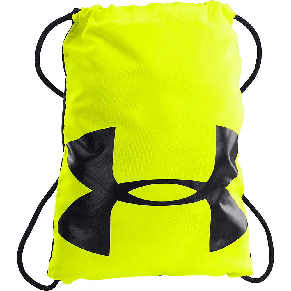 Under Armour Ozsee Sackpack High Vis Yellow Black Under Armour Everyday Backpacks