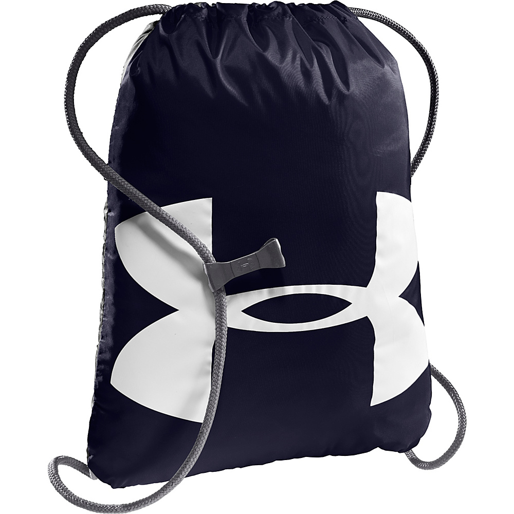 Under Armour Ozsee Sackpack Midnight Navy Graphite White White Under Armour Everyday Backpacks