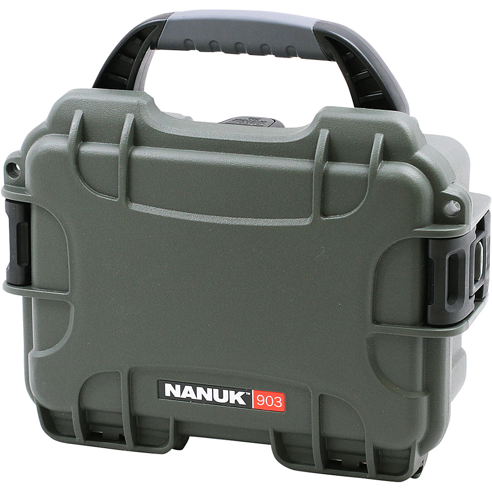 NANUK 903 Case with 3 part foam insert Olive NANUK Camera Accessories