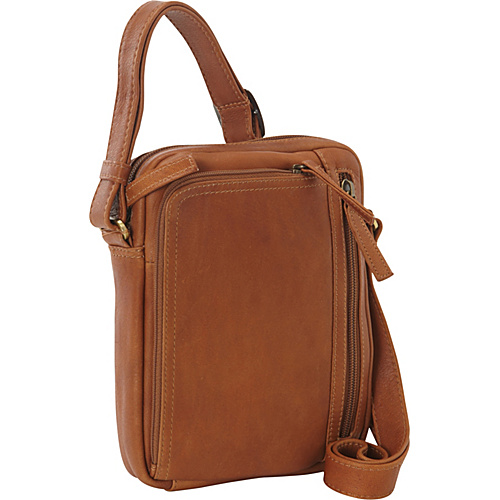 Derek Alexander NS Camera Bag Tan - Derek Alexander Leather Handbags