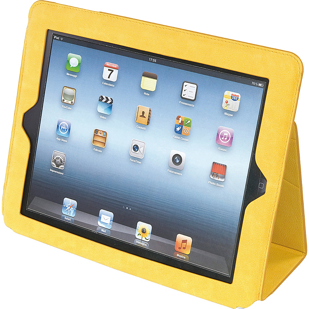 Tucano Ala Folio Case For iPad 4th 3rd Generation iPad 2 Yellow Tucano Electronic Cases