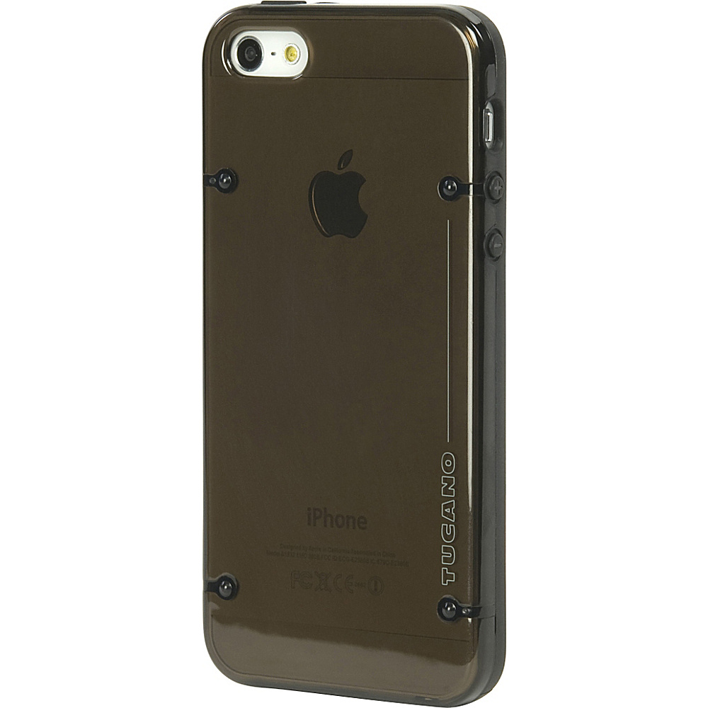 Tucano Tecno Back Cover For iPhone SE 5 Black Tucano Personal Electronic Cases