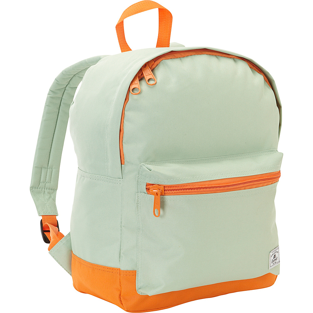 Everest Two Tone Classic Backpack Jade Orange Everest Everyday Backpacks