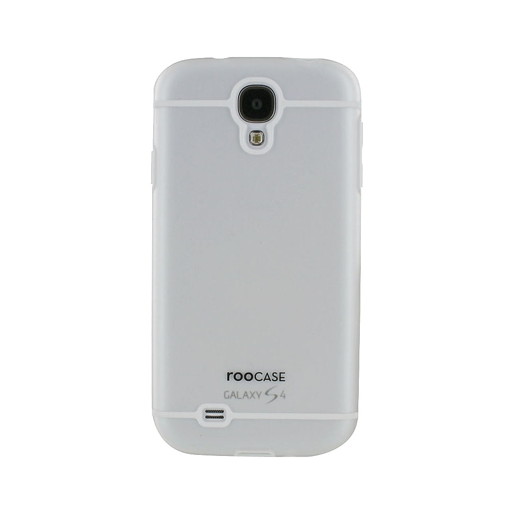 rooCASE Samsung Galaxy S4 Ultra Slim TPU Fuse Shell Case White rooCASE Electronic Cases