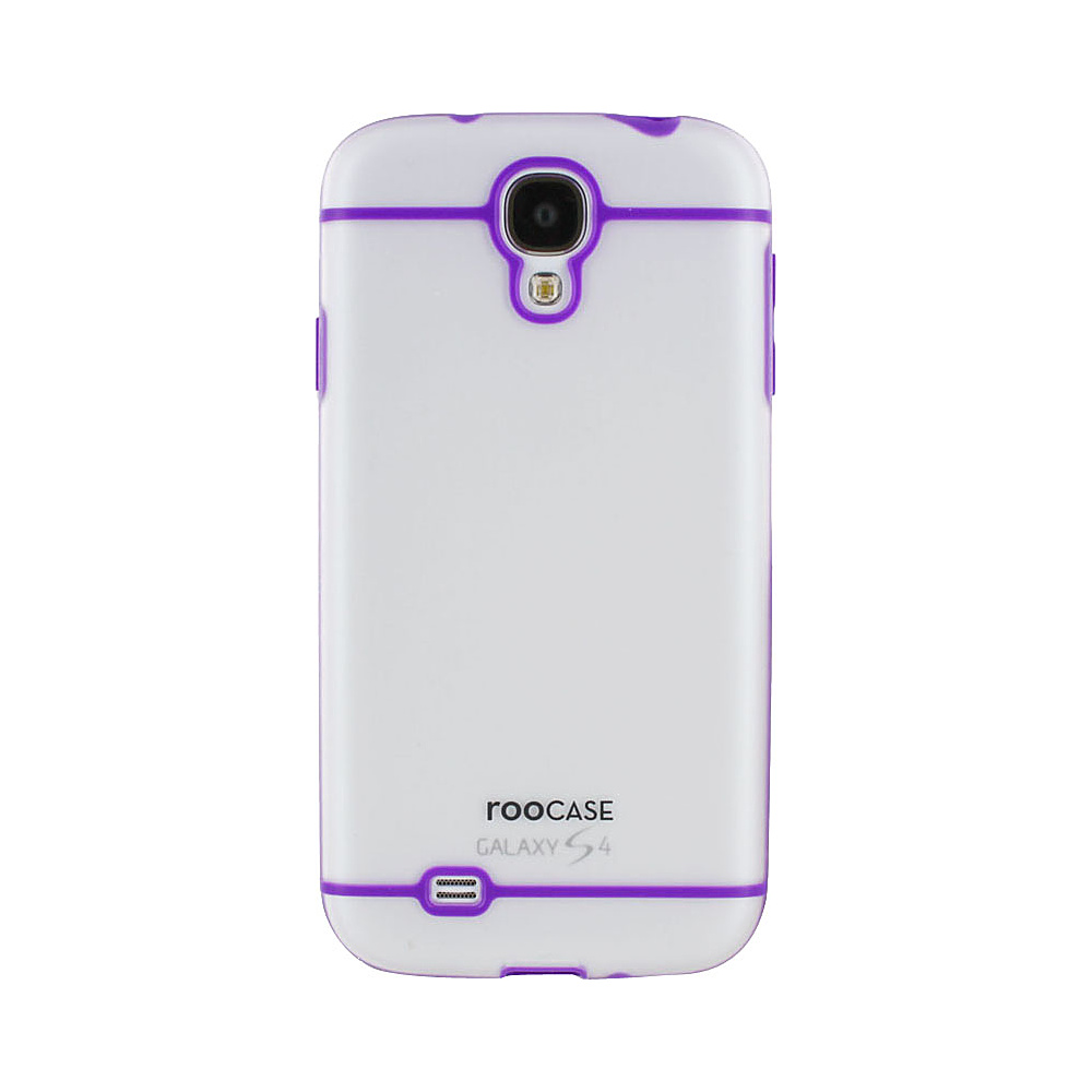 rooCASE Samsung Galaxy S4 Ultra Slim TPU Fuse Shell Case Purple rooCASE Electronic Cases
