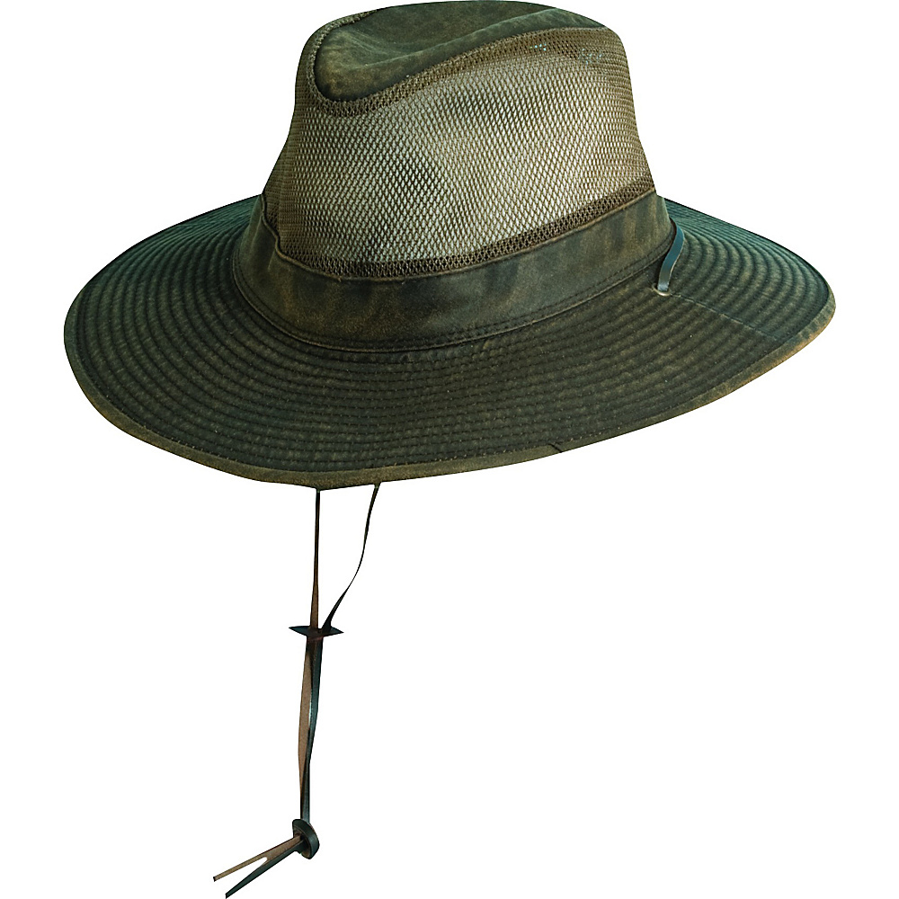 Scala Hats Weathered Cotton Big Brim Brown XXLarge Scala Hats Hats Gloves Scarves