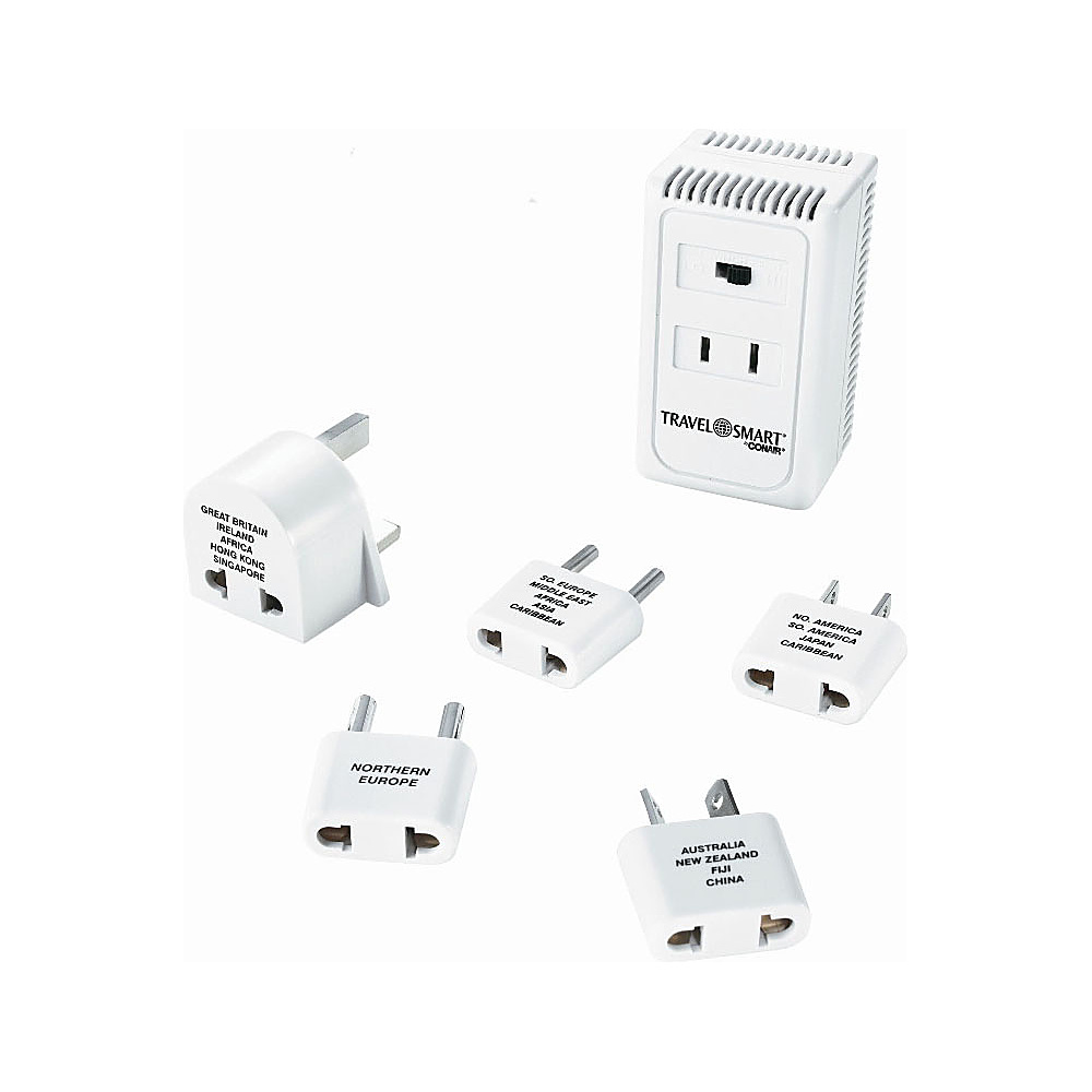 Travel Smart by Conair 1875 Watt Converter with High Low Selector Switch White Travel Smart by Conair Travel Electronics