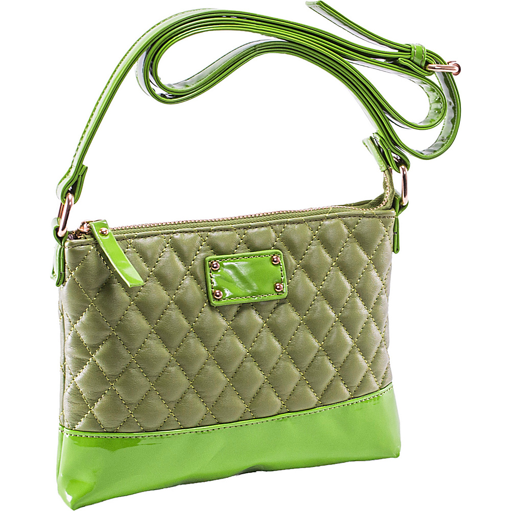Parinda Cara Green Parinda Manmade Handbags