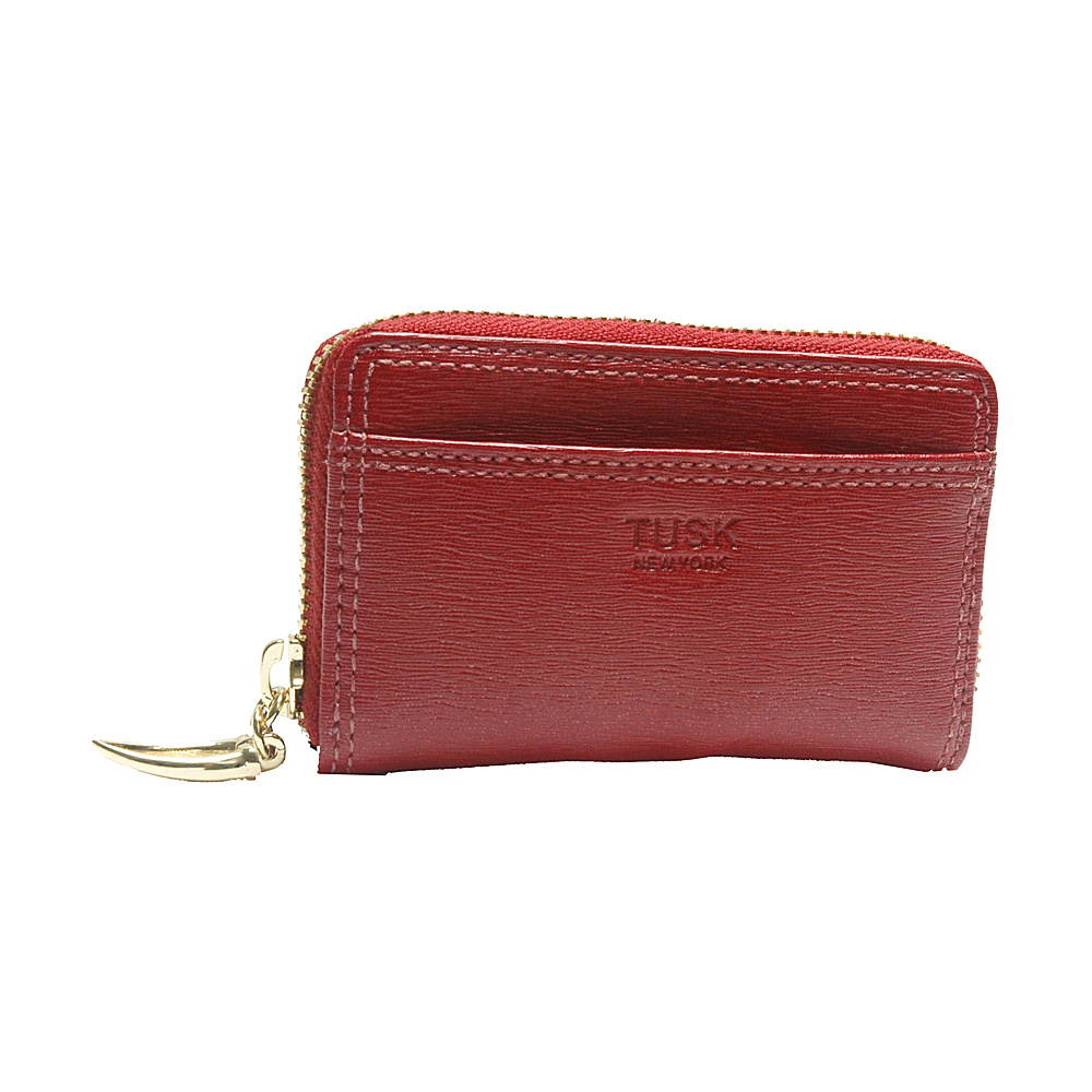 TUSK LTD Madison Card or Coin case Red TUSK LTD Women s Wallets