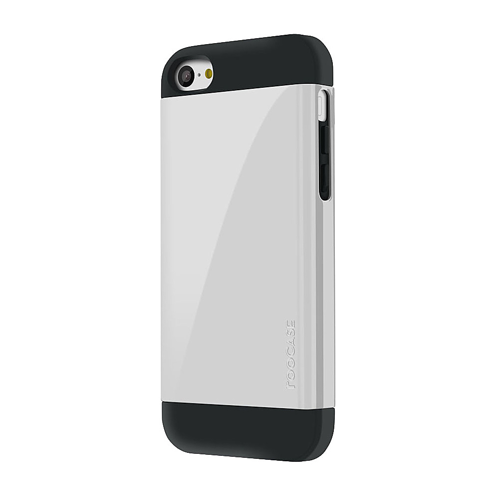 rooCASE Slim Fit Armor Dual Layer Case for iPhone 5C White rooCASE Electronic Cases