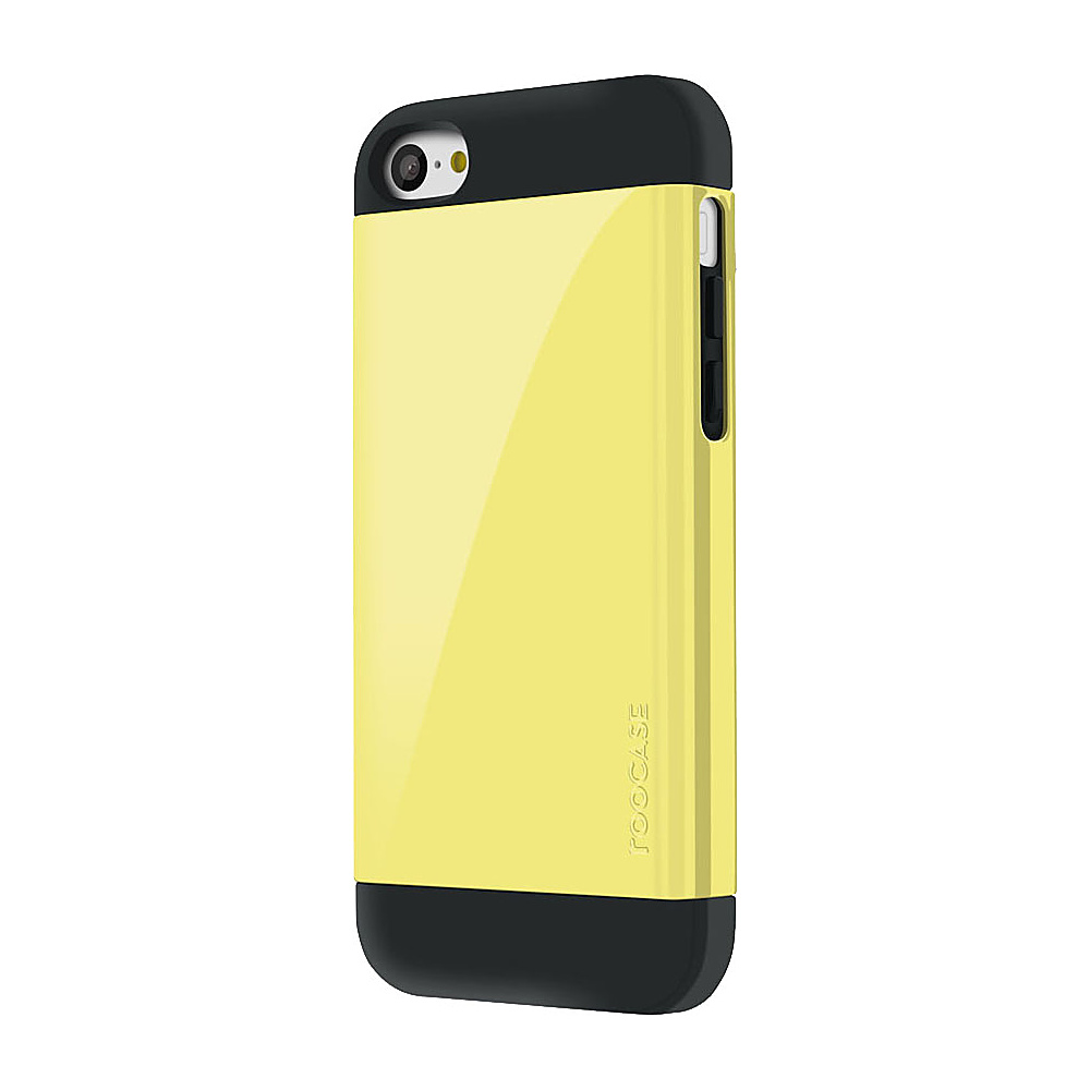 rooCASE Slim Fit Armor Dual Layer Case for iPhone 5C Yellow rooCASE Electronic Cases