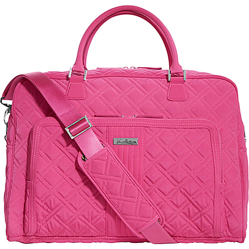 Vera Bradley Weekender Satchel - Solid Deep Pink - Vera Bradley Luggage Totes and Satchels