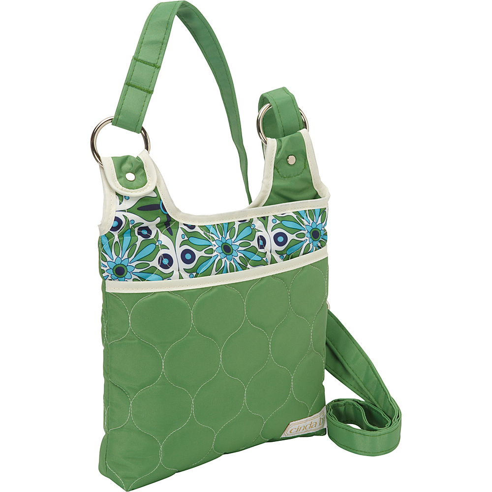 cinda b Hipster II Verde Bonita cinda b Fabric Handbags