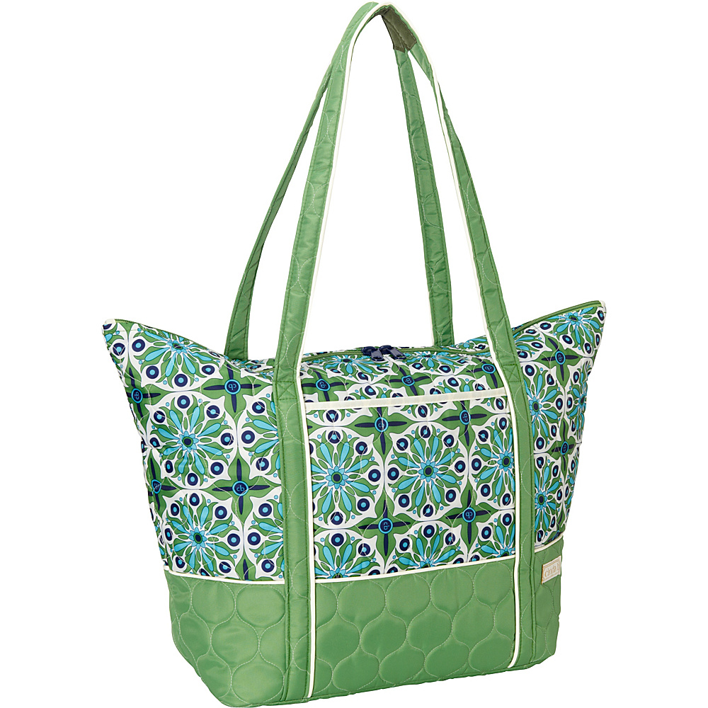 cinda b Super Tote II Verde Bonita cinda b Fabric Handbags