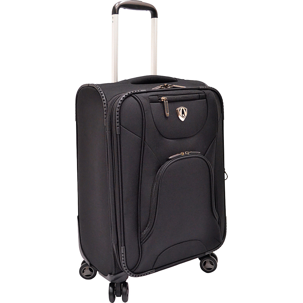 Traveler s Choice Cornwall 26 Spinner Luggage Black Traveler s Choice Softside Checked