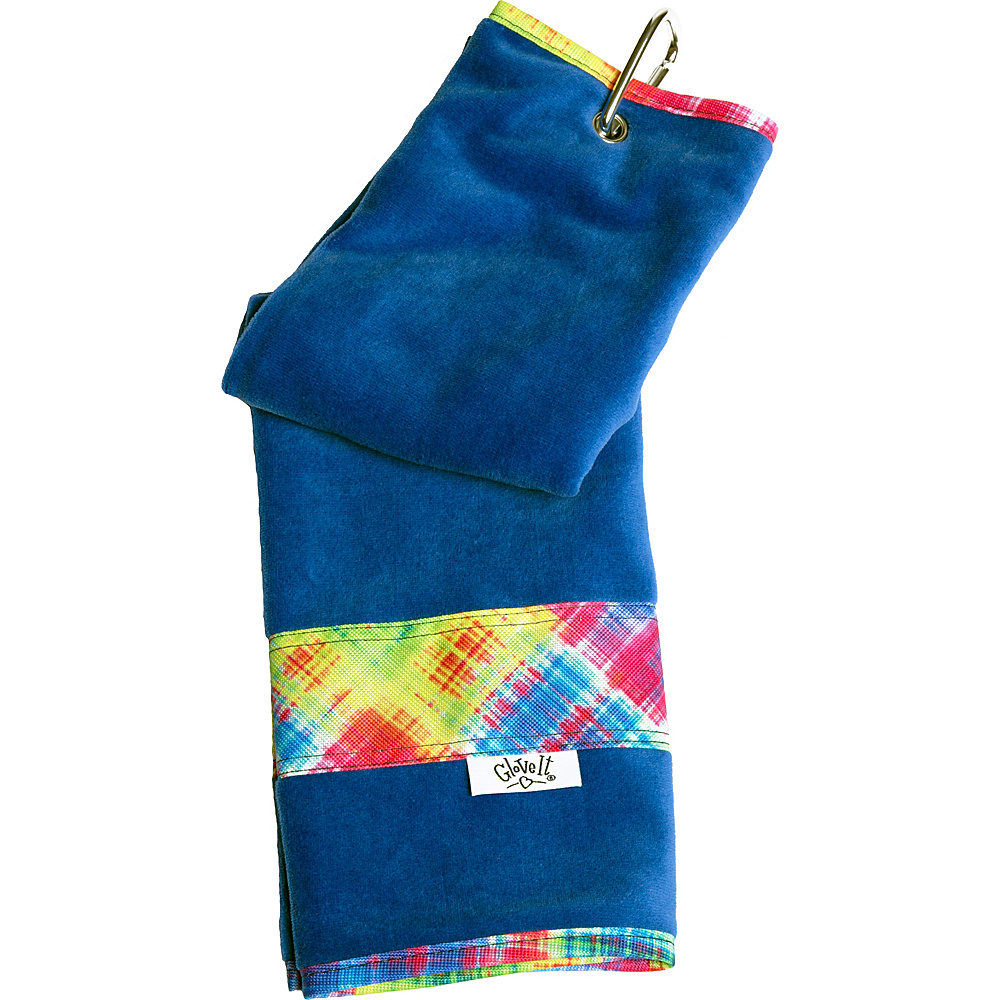 Glove It Golf Towel Electric Plaid Glove It Sports Accessories
