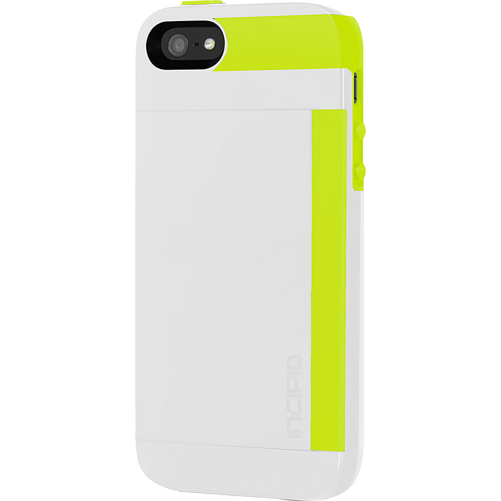Incipio Stowaway For iPhone SE 5 5s White Lime Incipio Electronic Cases