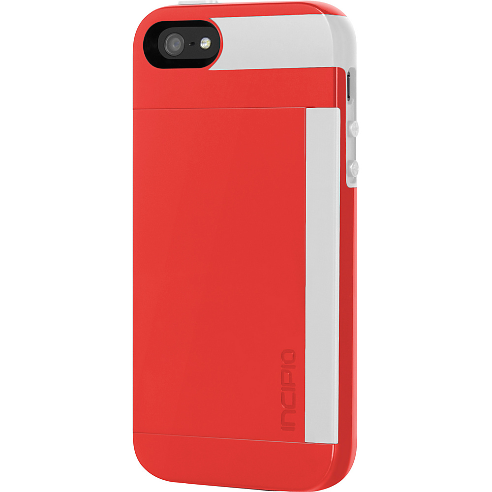 Incipio Stowaway For iPhone SE 5 5s Red White Incipio Electronic Cases